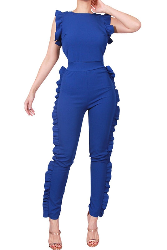 Ruffle Me Over Jumpsuit