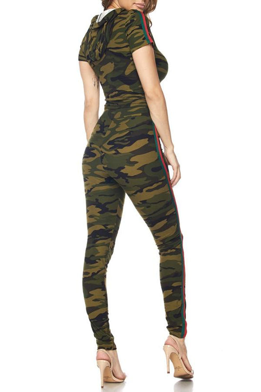Jasmine 2 Pc Camo Tracksuit