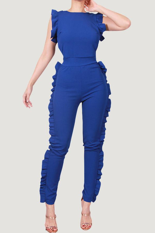 Ruffle Me Over Jumpsuit